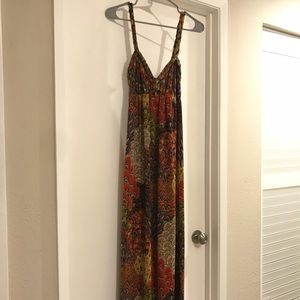 Floral Print Maxi Dress